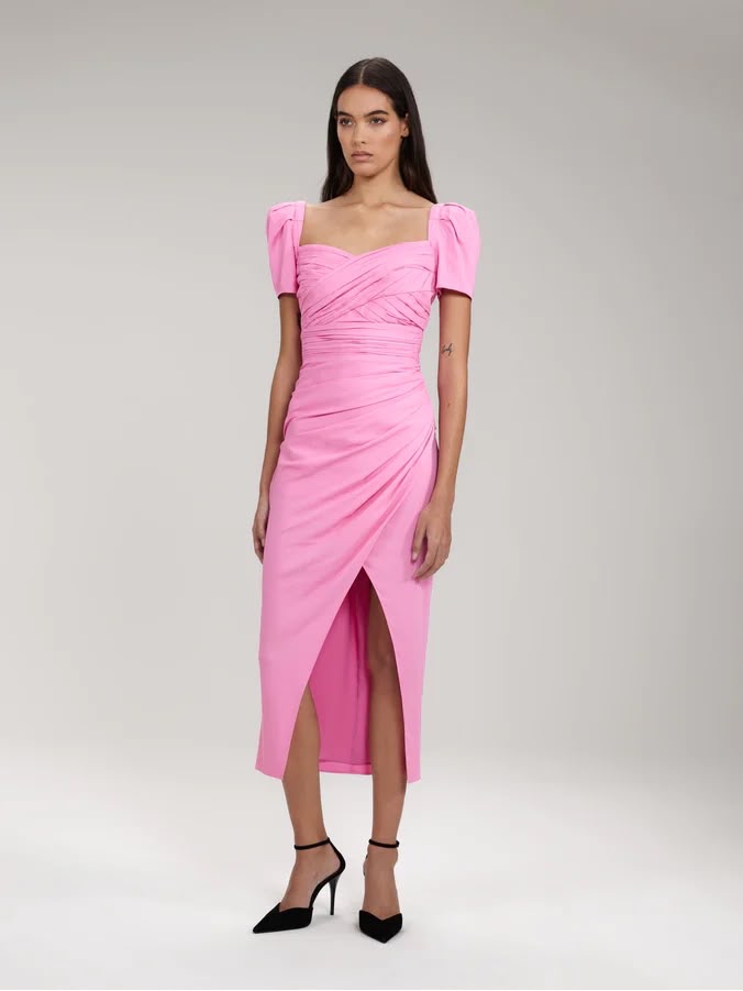Nwt Self-Portrait Iris Midi Dress